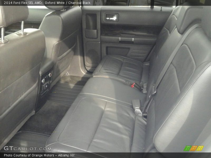 Oxford White / Charcoal Black 2014 Ford Flex SEL AWD