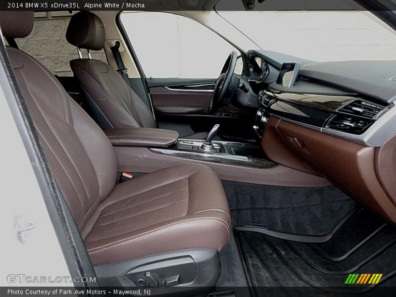 Alpine White / Mocha 2014 BMW X5 xDrive35i