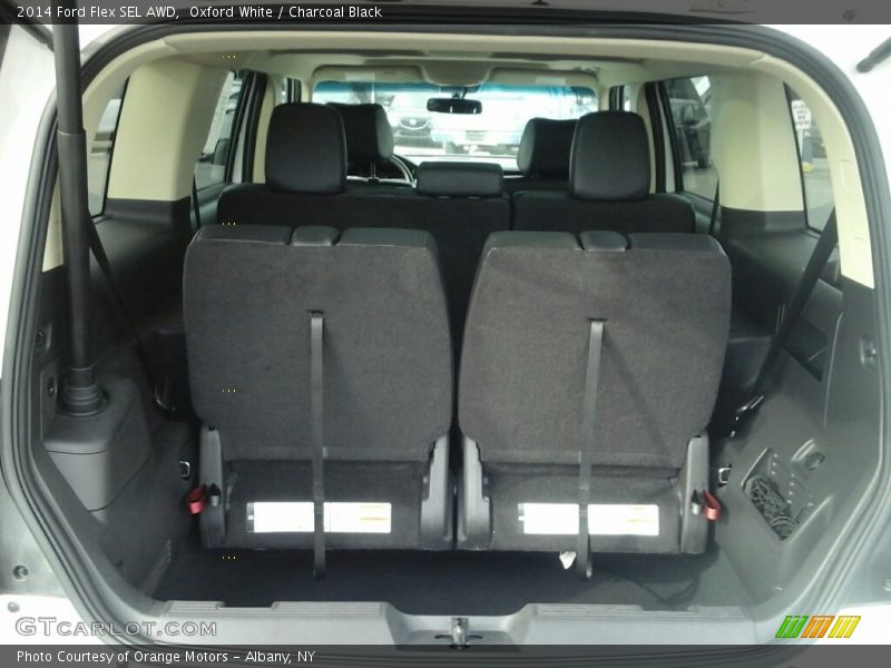 Oxford White / Charcoal Black 2014 Ford Flex SEL AWD