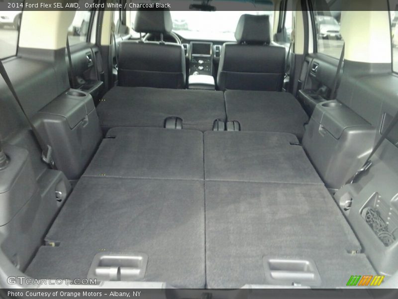 Oxford White / Charcoal Black 2014 Ford Flex SEL AWD