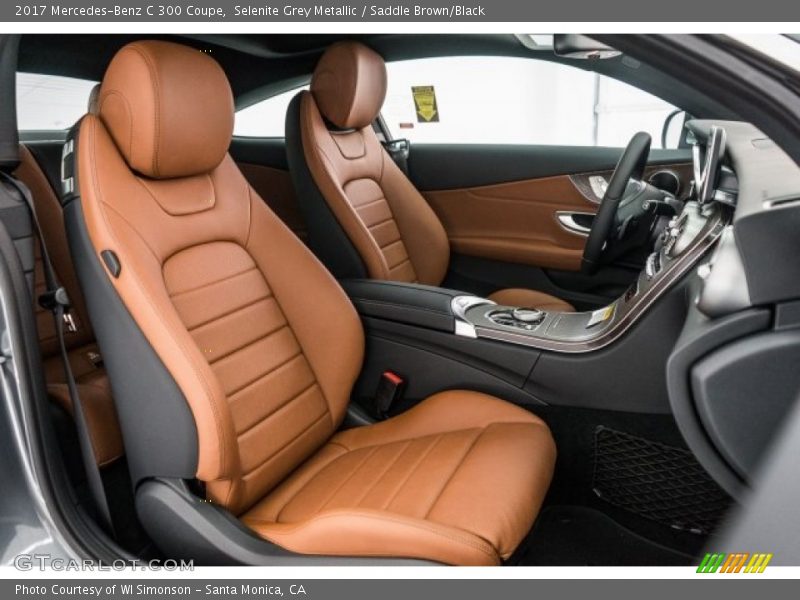  2017 C 300 Coupe Saddle Brown/Black Interior
