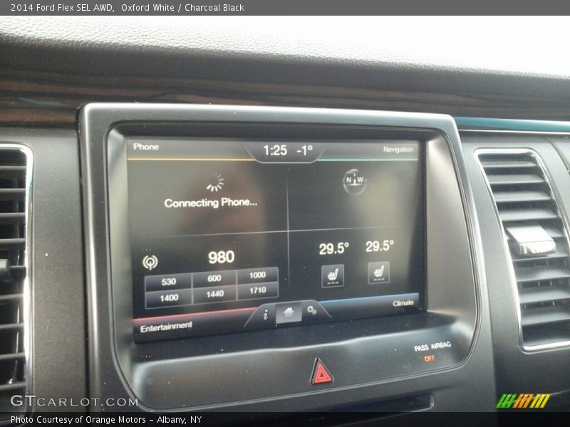 Oxford White / Charcoal Black 2014 Ford Flex SEL AWD