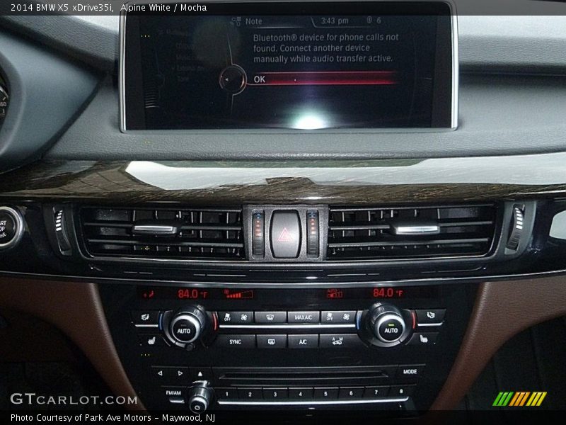Alpine White / Mocha 2014 BMW X5 xDrive35i