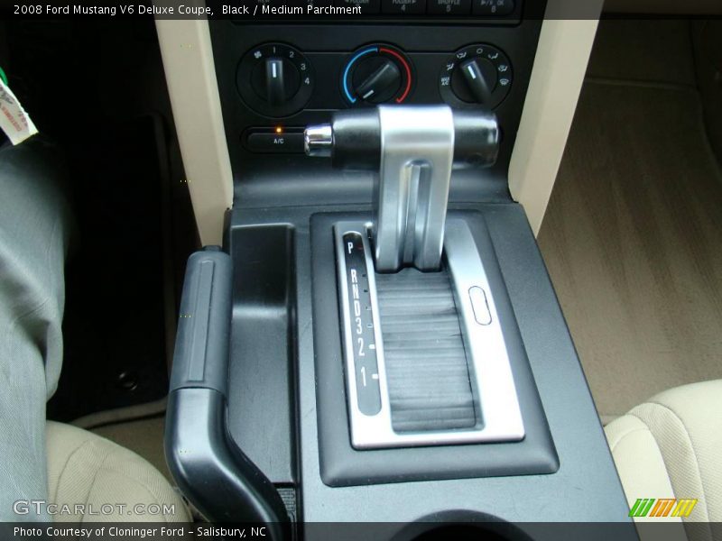 Black / Medium Parchment 2008 Ford Mustang V6 Deluxe Coupe