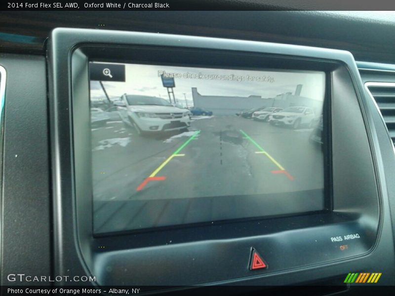 Oxford White / Charcoal Black 2014 Ford Flex SEL AWD