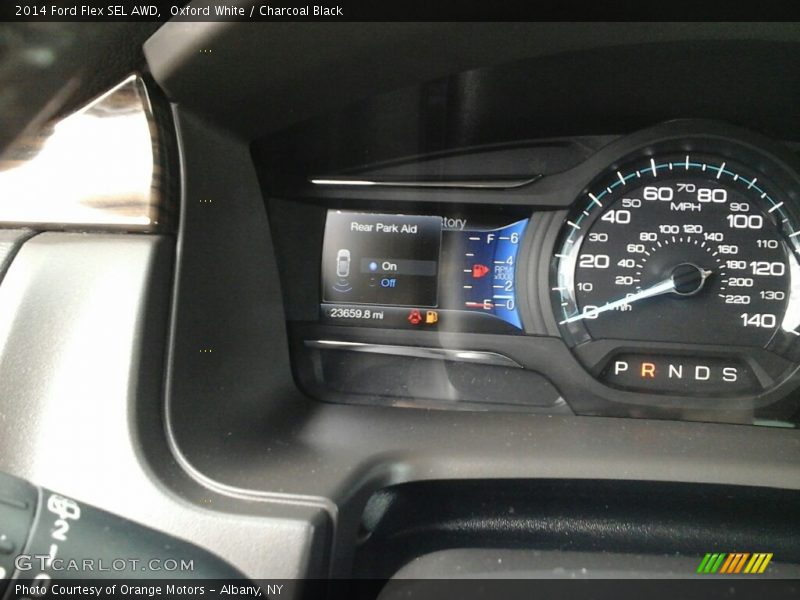 Oxford White / Charcoal Black 2014 Ford Flex SEL AWD