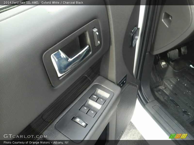 Oxford White / Charcoal Black 2014 Ford Flex SEL AWD