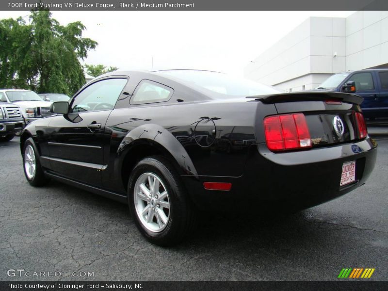 Black / Medium Parchment 2008 Ford Mustang V6 Deluxe Coupe