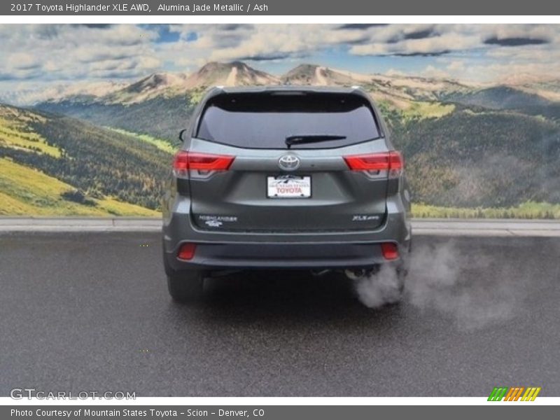 Alumina Jade Metallic / Ash 2017 Toyota Highlander XLE AWD