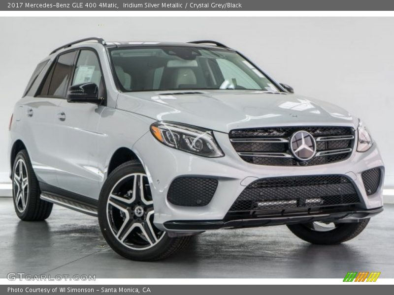 Iridium Silver Metallic / Crystal Grey/Black 2017 Mercedes-Benz GLE 400 4Matic