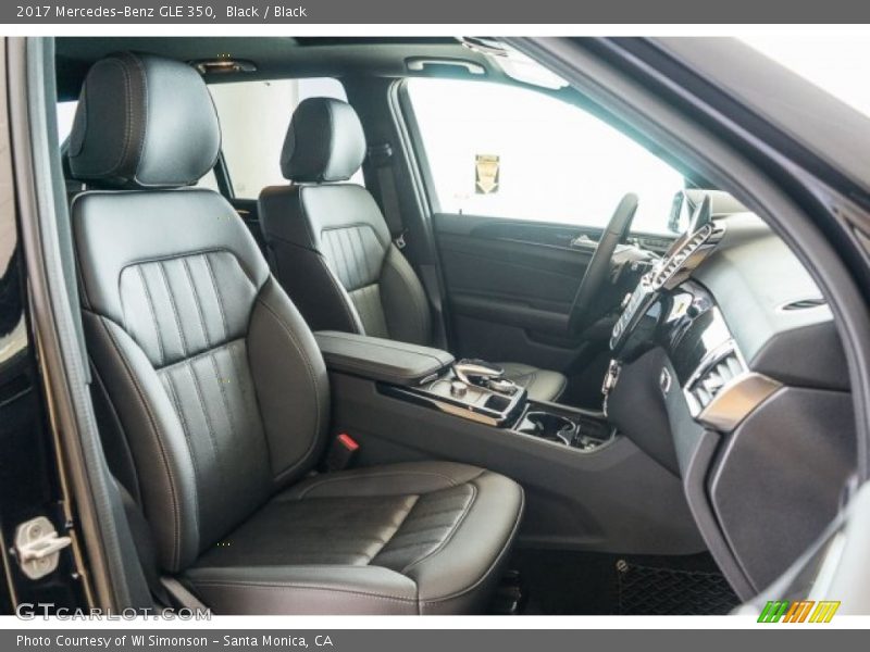 Black / Black 2017 Mercedes-Benz GLE 350