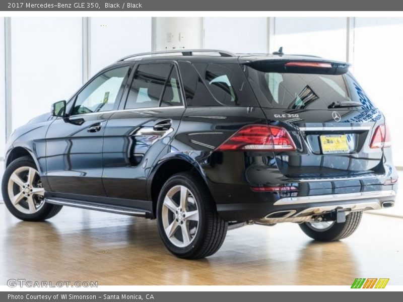Black / Black 2017 Mercedes-Benz GLE 350