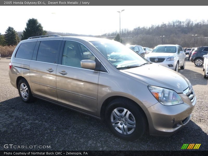 Desert Rock Metallic / Ivory 2005 Honda Odyssey EX-L