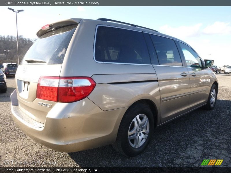 Desert Rock Metallic / Ivory 2005 Honda Odyssey EX-L