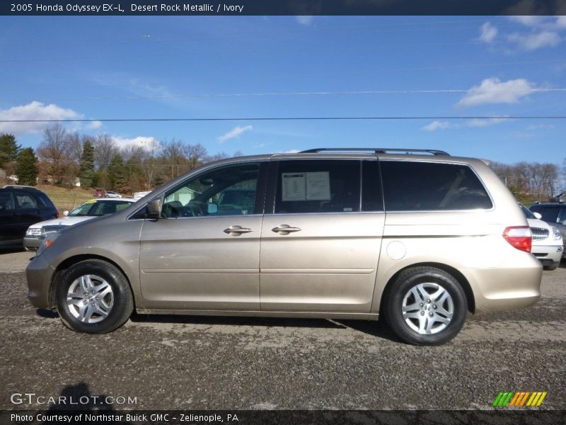 Desert Rock Metallic / Ivory 2005 Honda Odyssey EX-L