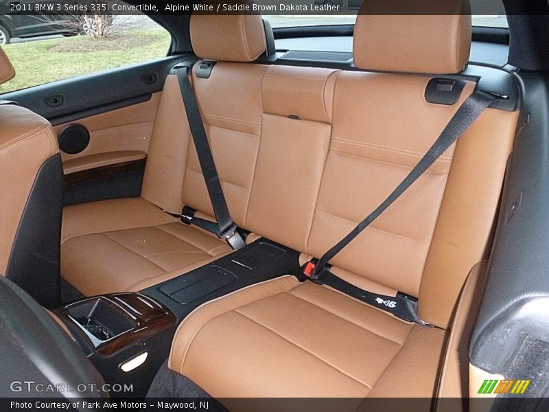 Alpine White / Saddle Brown Dakota Leather 2011 BMW 3 Series 335i Convertible