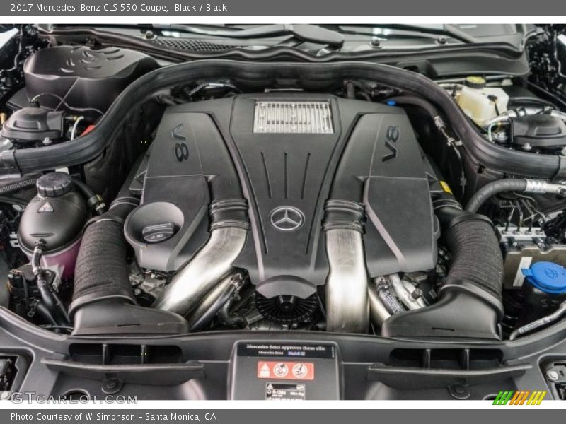  2017 CLS 550 Coupe Engine - 4.7 Liter DI biturbo DOHC 32-Valve VVT V8