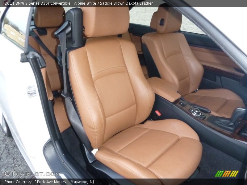 Alpine White / Saddle Brown Dakota Leather 2011 BMW 3 Series 335i Convertible