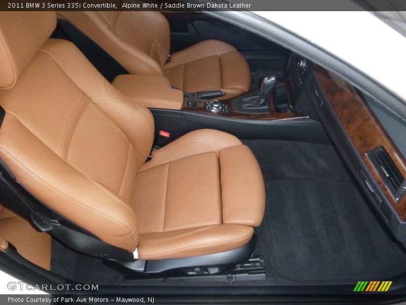 Alpine White / Saddle Brown Dakota Leather 2011 BMW 3 Series 335i Convertible