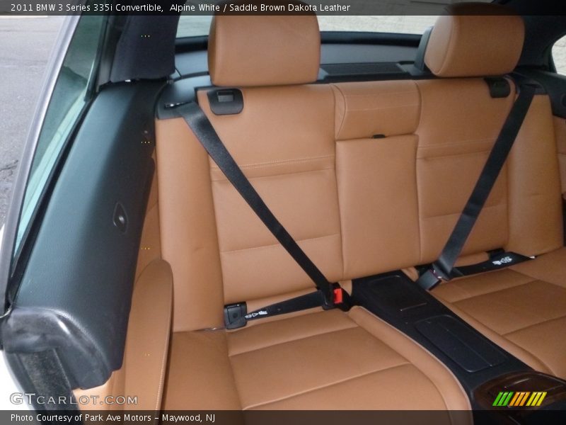 Alpine White / Saddle Brown Dakota Leather 2011 BMW 3 Series 335i Convertible