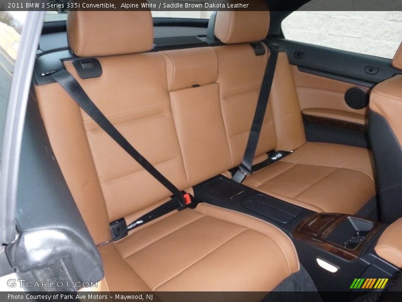 Alpine White / Saddle Brown Dakota Leather 2011 BMW 3 Series 335i Convertible