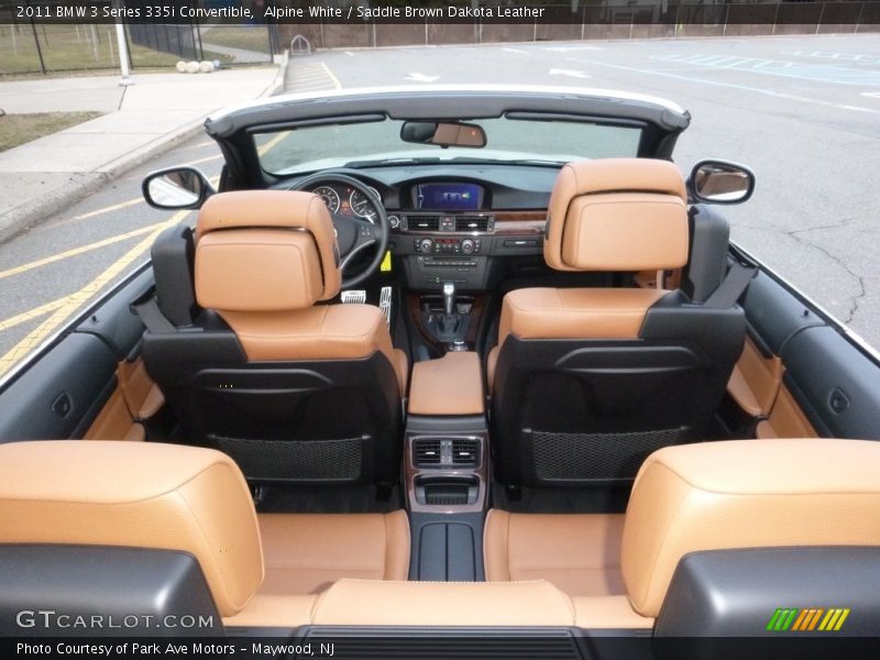 Alpine White / Saddle Brown Dakota Leather 2011 BMW 3 Series 335i Convertible