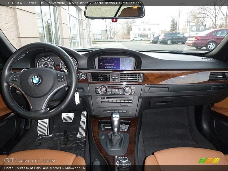 Alpine White / Saddle Brown Dakota Leather 2011 BMW 3 Series 335i Convertible