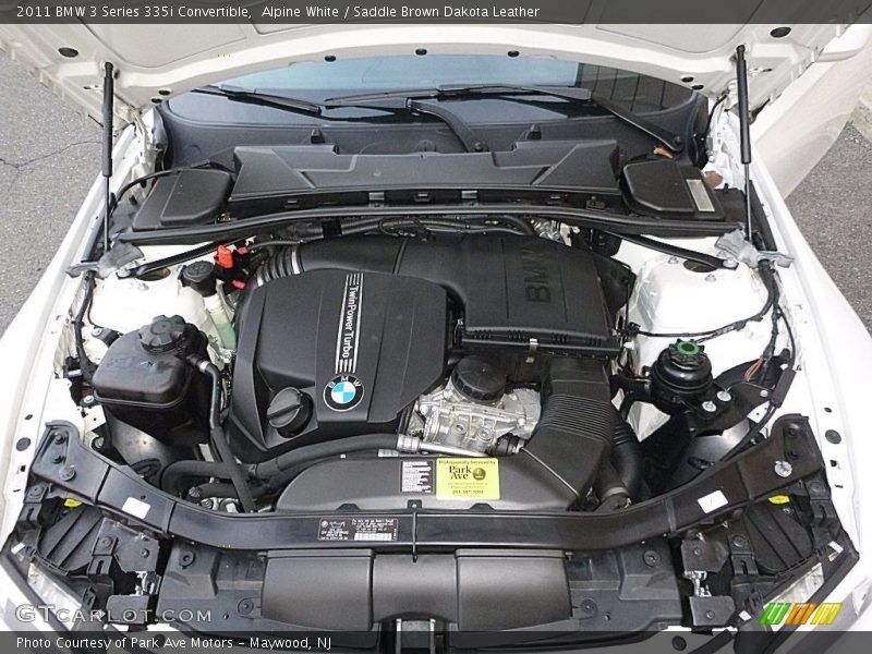 Alpine White / Saddle Brown Dakota Leather 2011 BMW 3 Series 335i Convertible