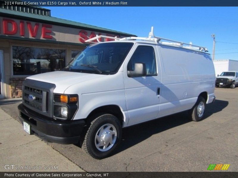 Oxford White / Medium Flint 2014 Ford E-Series Van E150 Cargo Van