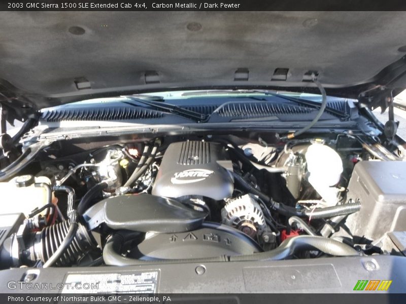 Carbon Metallic / Dark Pewter 2003 GMC Sierra 1500 SLE Extended Cab 4x4