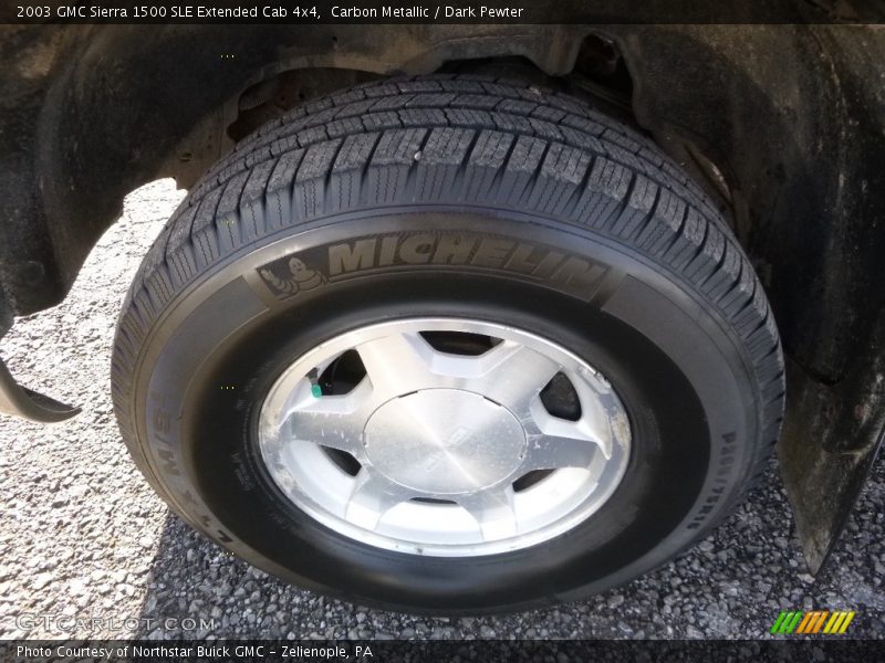 Carbon Metallic / Dark Pewter 2003 GMC Sierra 1500 SLE Extended Cab 4x4