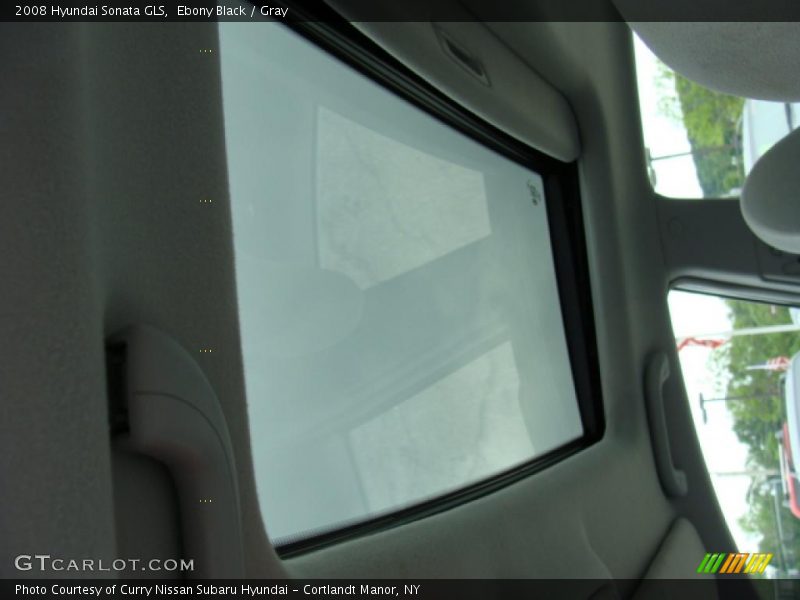 Ebony Black / Gray 2008 Hyundai Sonata GLS