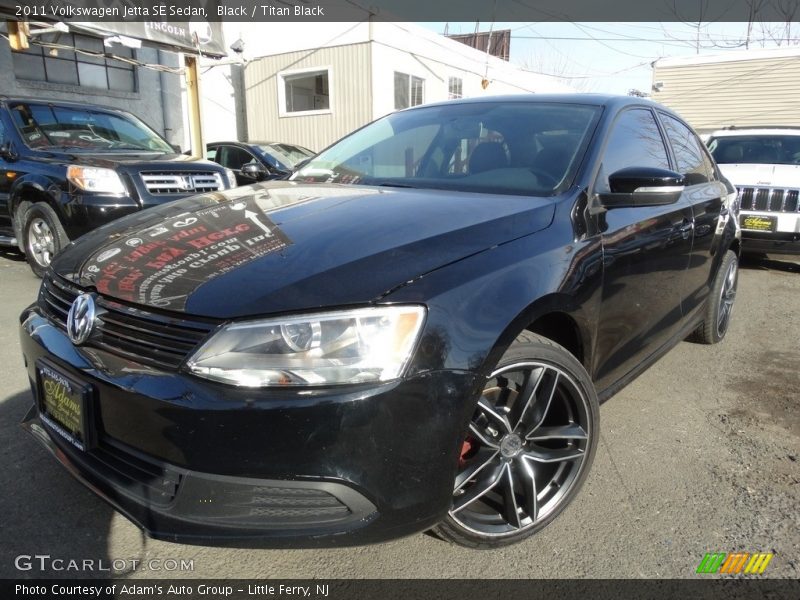 Black / Titan Black 2011 Volkswagen Jetta SE Sedan