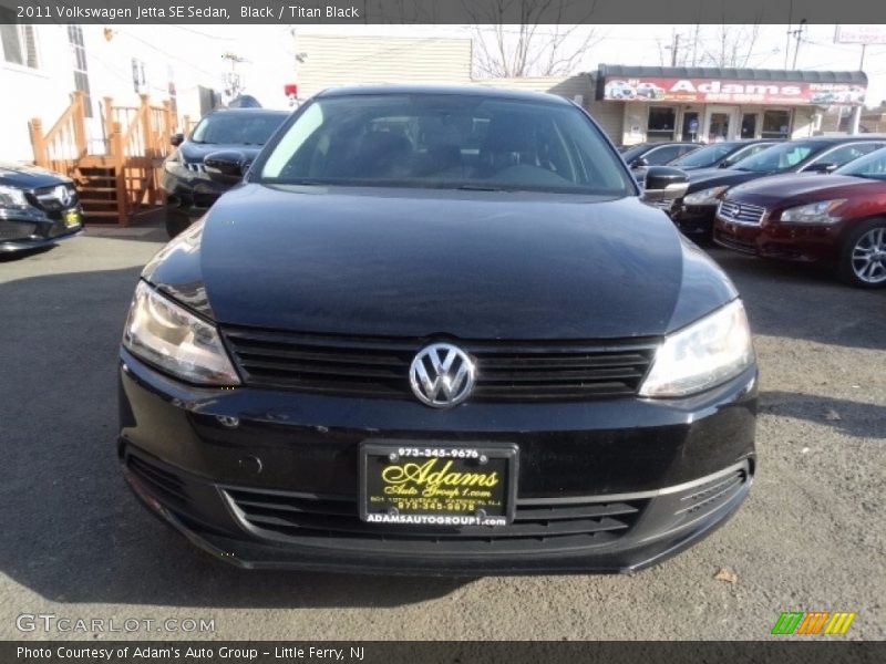 Black / Titan Black 2011 Volkswagen Jetta SE Sedan