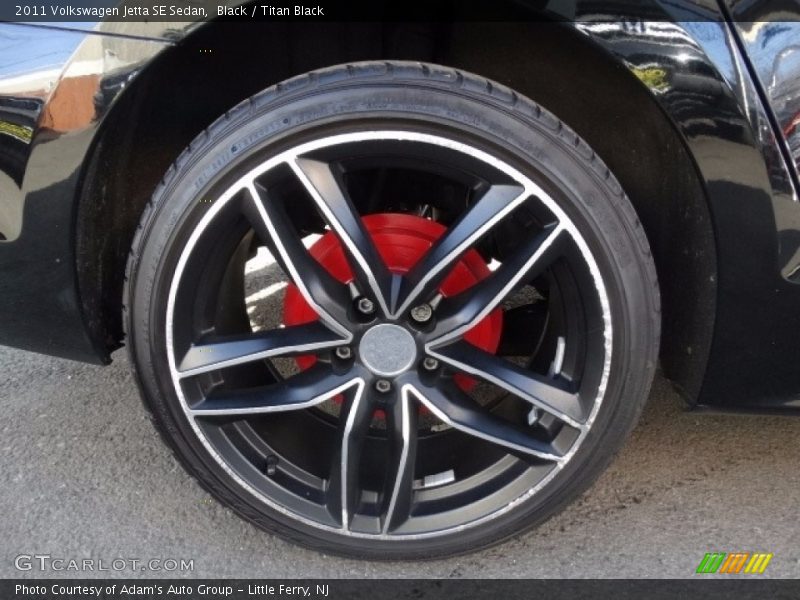 Black / Titan Black 2011 Volkswagen Jetta SE Sedan