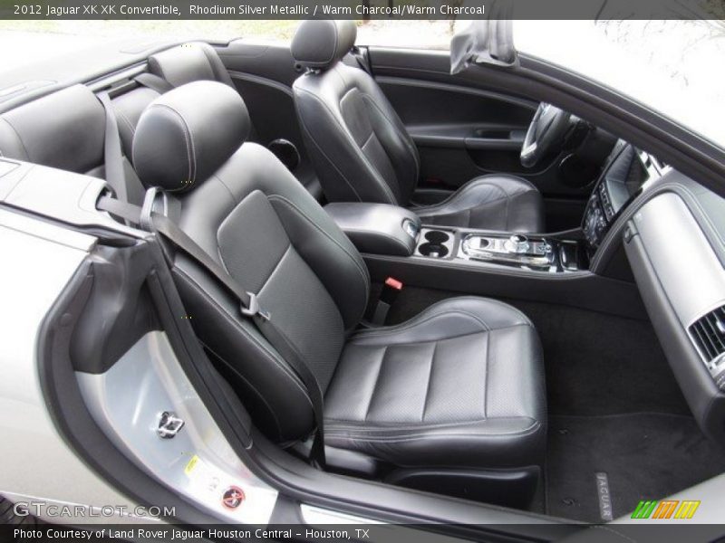 Rhodium Silver Metallic / Warm Charcoal/Warm Charcoal 2012 Jaguar XK XK Convertible