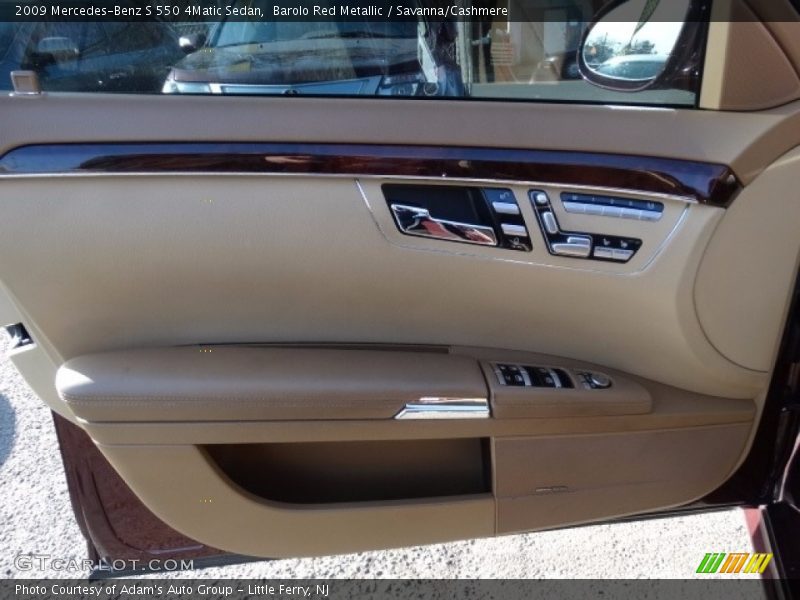 Barolo Red Metallic / Savanna/Cashmere 2009 Mercedes-Benz S 550 4Matic Sedan