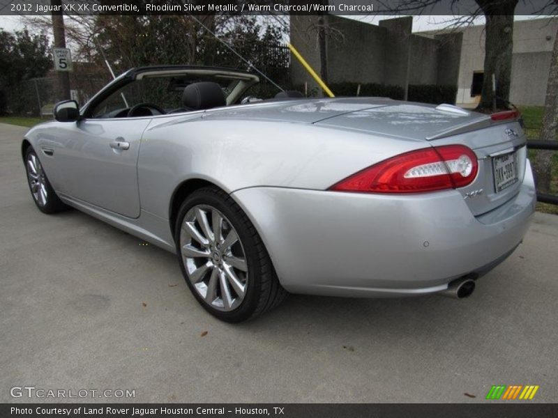 Rhodium Silver Metallic / Warm Charcoal/Warm Charcoal 2012 Jaguar XK XK Convertible