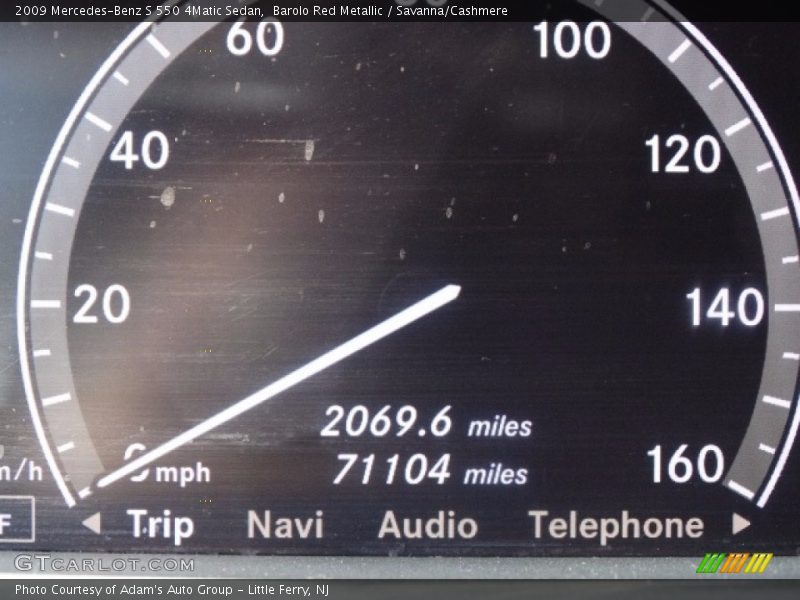Barolo Red Metallic / Savanna/Cashmere 2009 Mercedes-Benz S 550 4Matic Sedan