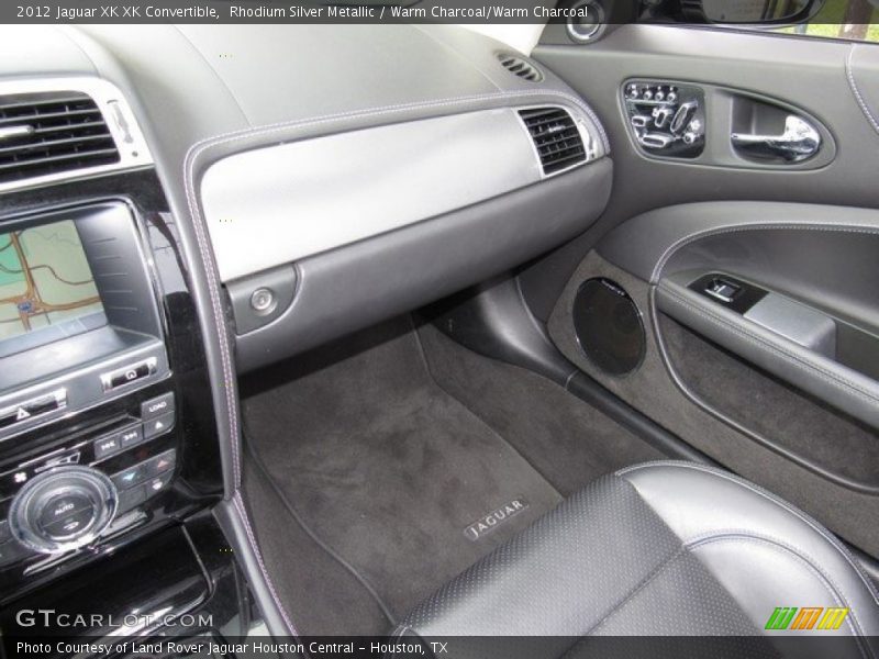 Rhodium Silver Metallic / Warm Charcoal/Warm Charcoal 2012 Jaguar XK XK Convertible