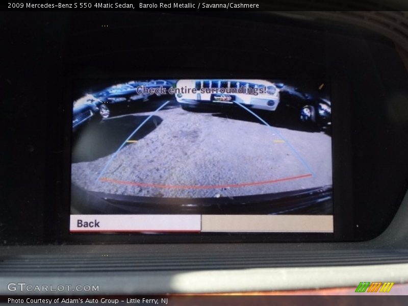 Barolo Red Metallic / Savanna/Cashmere 2009 Mercedes-Benz S 550 4Matic Sedan