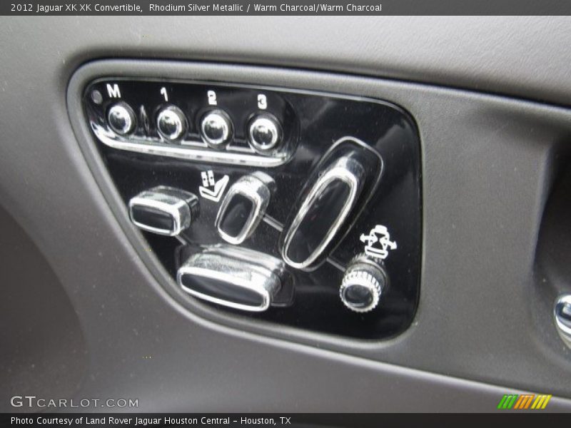 Rhodium Silver Metallic / Warm Charcoal/Warm Charcoal 2012 Jaguar XK XK Convertible
