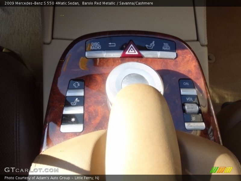 Barolo Red Metallic / Savanna/Cashmere 2009 Mercedes-Benz S 550 4Matic Sedan