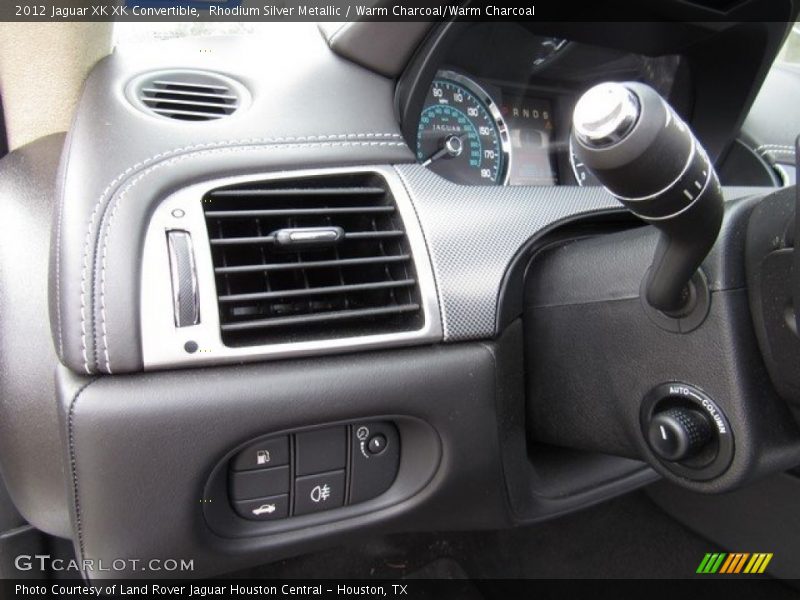 Rhodium Silver Metallic / Warm Charcoal/Warm Charcoal 2012 Jaguar XK XK Convertible