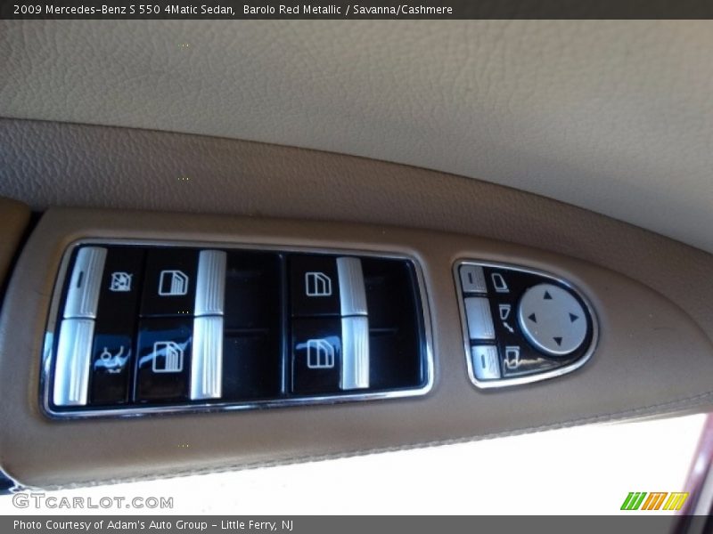 Barolo Red Metallic / Savanna/Cashmere 2009 Mercedes-Benz S 550 4Matic Sedan