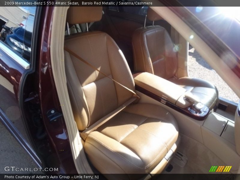 Barolo Red Metallic / Savanna/Cashmere 2009 Mercedes-Benz S 550 4Matic Sedan