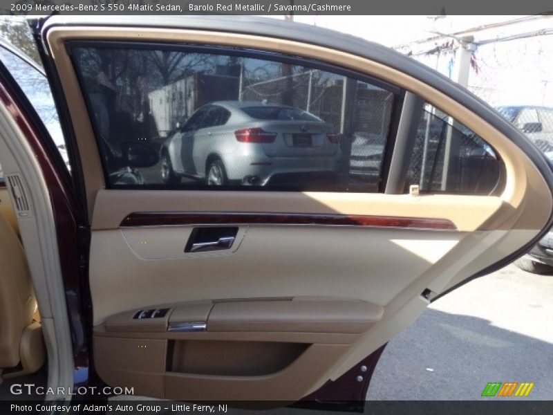 Barolo Red Metallic / Savanna/Cashmere 2009 Mercedes-Benz S 550 4Matic Sedan