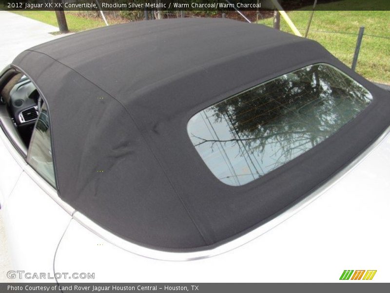 Rhodium Silver Metallic / Warm Charcoal/Warm Charcoal 2012 Jaguar XK XK Convertible