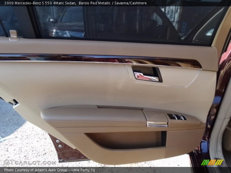 Barolo Red Metallic / Savanna/Cashmere 2009 Mercedes-Benz S 550 4Matic Sedan