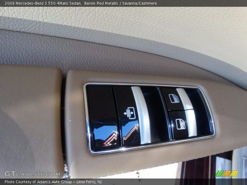 Barolo Red Metallic / Savanna/Cashmere 2009 Mercedes-Benz S 550 4Matic Sedan